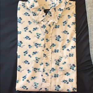 JCrew floral short sleeve shirt